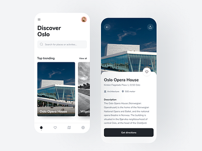 Travel app for Oslo