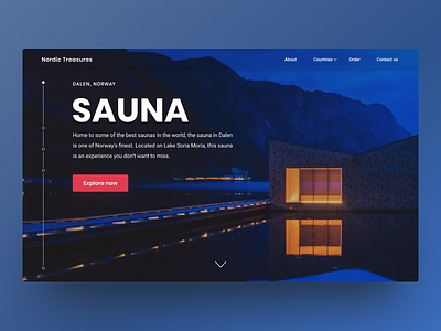 Saunas i Norway design graphic design norway sauna ui web