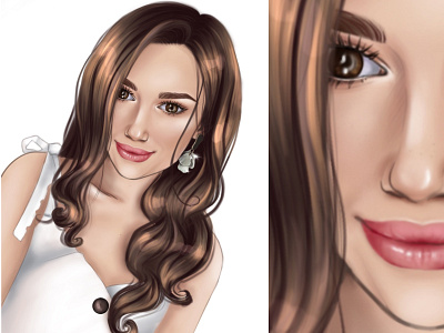 Ksenia design digital portrait digitalart graphic illustration illustration