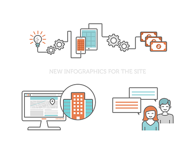 Infographics for the site app application infographics interface mobile site ui user interface web