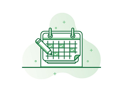 Calendar calendar icon illustration
