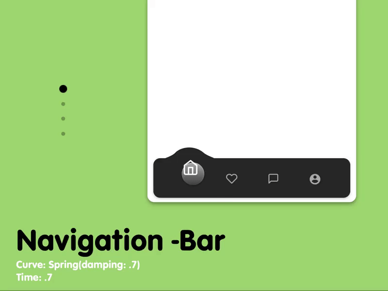 Navigation-Bar animation framer interaction navigation ui