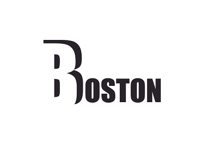 Boston Logo branding graphic design logo typography