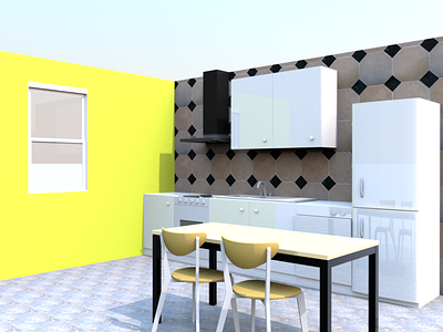 Design Interior Kitchen Set