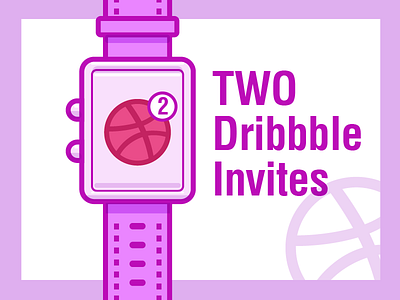 2 Dribbble invites design dribbble invitation invite