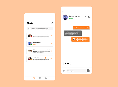 DailyUI 013 - Direct Messaging daily ui design ui ux