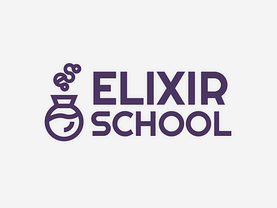 Elixir School Logo (TWT) branding code elixir logo school
