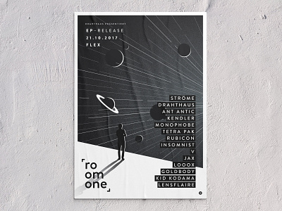 Poster Design – Room One design graphic illustration illustrator typography