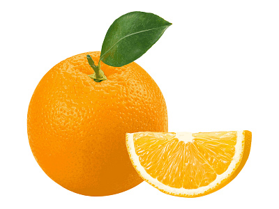 Orange design eps10 fruit illustration orange vector