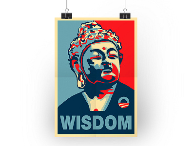 Buddha buddha candidate poster usa voting