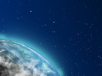 Earth app design illustration vector