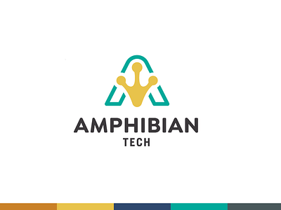 Amphibian Tech Logo adam mendez amphibian cannabis branding cannabis industry design grap logo logo design logodesign snackmachinecreative