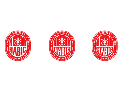 HABIC Logo Option 2 adam mendez dogs illustration lock up logo logo design snack machine
