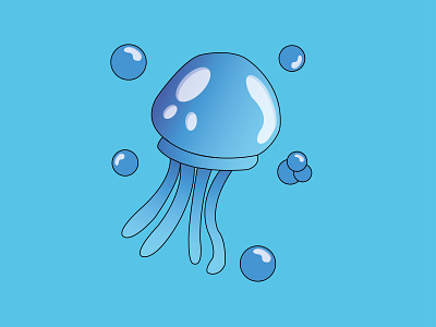Jellyfish design fish graphic design illustration jellyfish