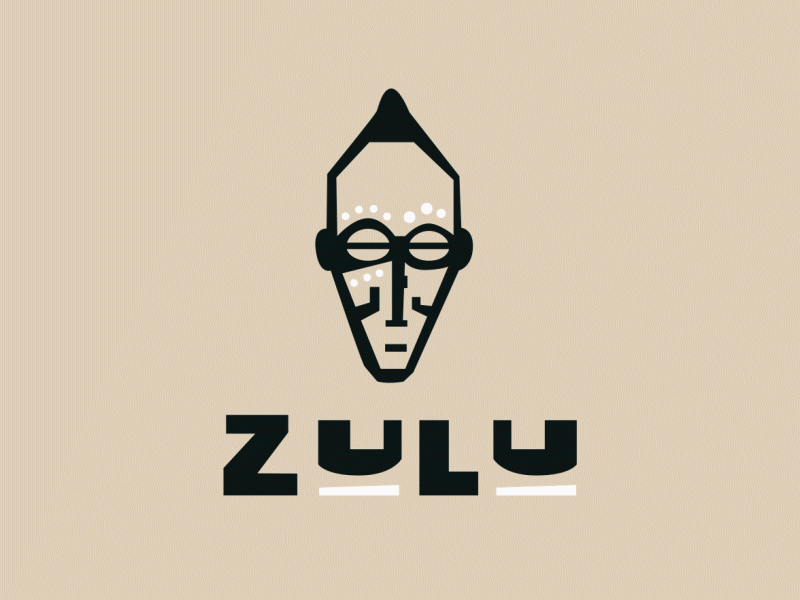 Zulu logo animation africa animation gif illustration logo motion tv typography warriors zulu