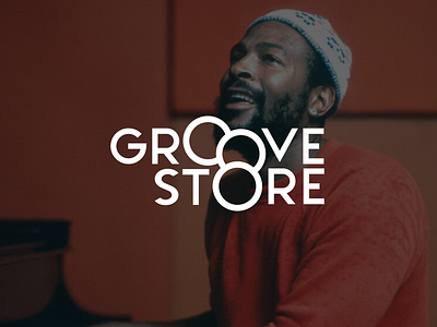 Groove Store Logo funk groove jazz logo music music app old school soul style vinyl record