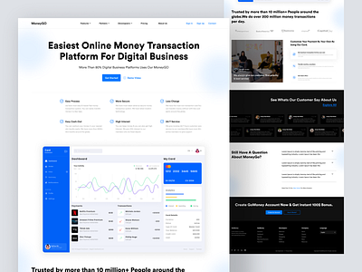 MoneyGo - Landing Page Design