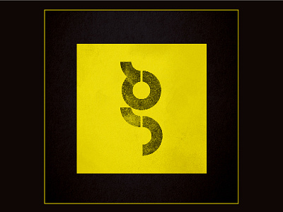 Grungy G 36daysoftype geometric graphic design illustration letter letterpress logo type typography vector