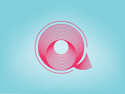 Q for Cute 36daysoftype dribbble graphic design illustration letter logo type typo typography vector