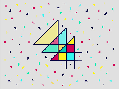 Party for Four 36daysoftype dribbble graphic design illustration letter lineart logo numerals space type typo typography