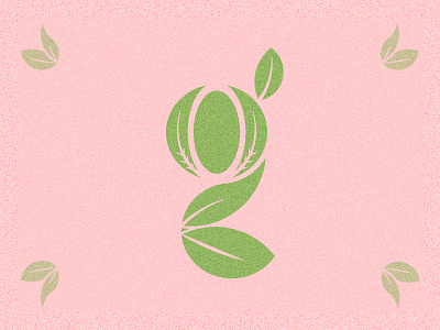 G straight from the garden 36daysoftype design dropcap graphic letter logo modern organic type typo typography vector