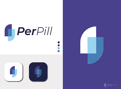 PerPill Co. branding business design graphic design illustration logo typography vector