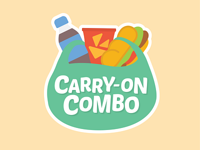 Carry- On Combo 02 bag brand build carry on chips combo drink food logo snack travel