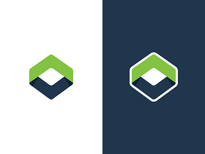 Alternate Logo Option brand branding clean down elevator logo minimalistic simple up