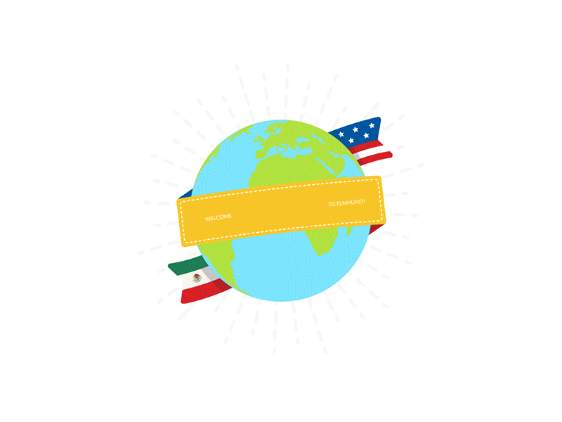 Welcome Lorena america animation flags gif globe mexico minimal welcome