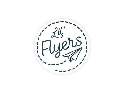 Lil' Flyers badges branding flyers little logo menus minimalistic stamp travel