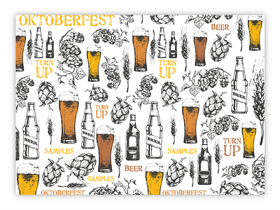 Oktoberfest beer hops ipa lager oktoberfest pattern samples turn up