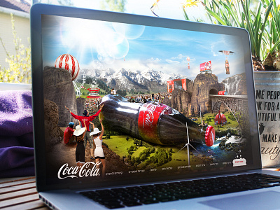 Cocacola Site Sketch design site