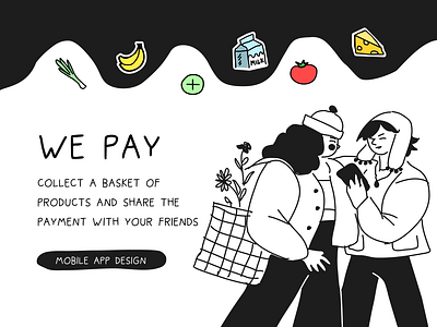 We Pay: UX/UI mobile app design