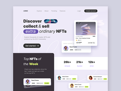 NFTs Landing Page