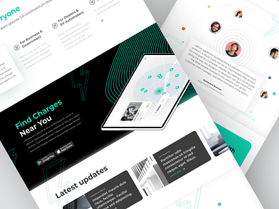 EasyCharge. EV Charging Landing about company branding charging system crypto design electric vehicle flash graphic design landing landing page light theme news testimonials ui vector
