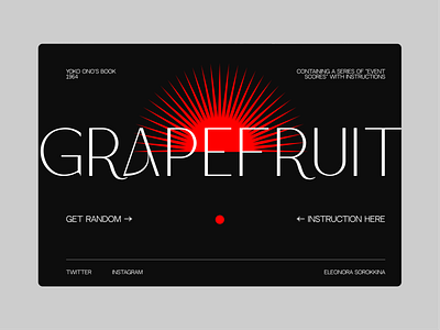 Grapefruit | Yoko Ono Landing Page