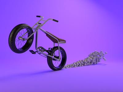 vrooom 3d arnold bike ebike illustration maya super73