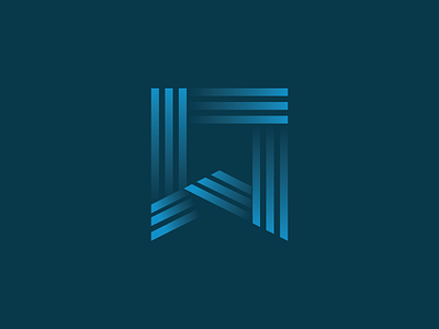 banner blue bookmark branding color escher focus lab gradient icon logo mark sleek