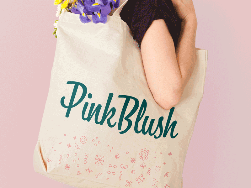 PinkBlush [GIF] fashion feminine focus lab icon knockout lettering logo maternity pattern pink pregnant