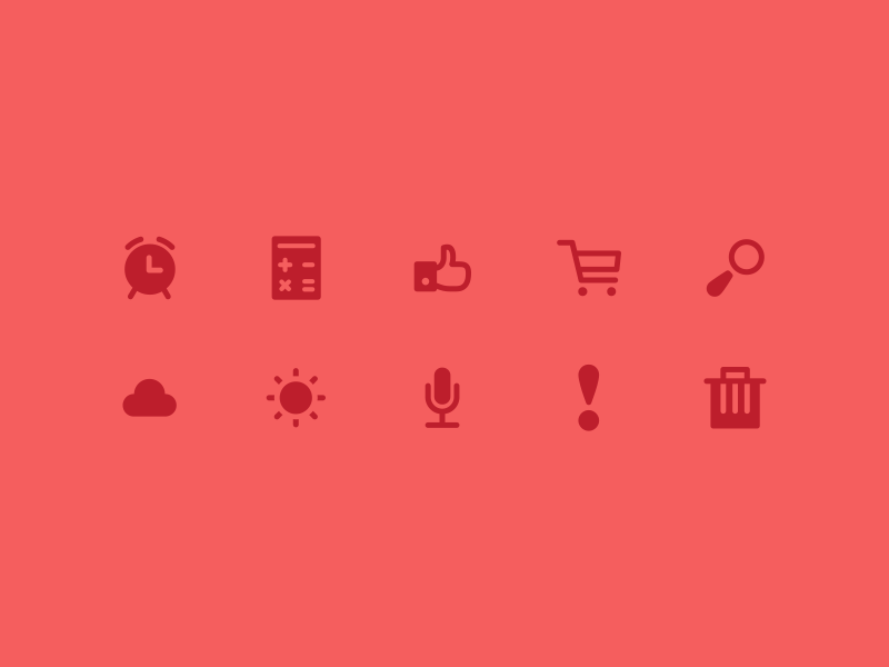 Leksico [free icon font] enjoy font free icon icons red round