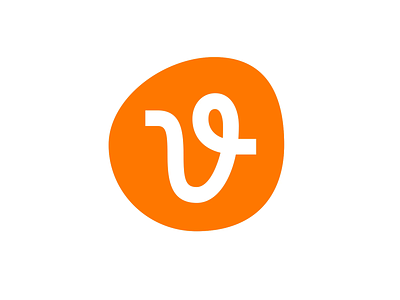 Vecteezy ✴️ brand icon identity logo mark motion orange path v vecteezy vector