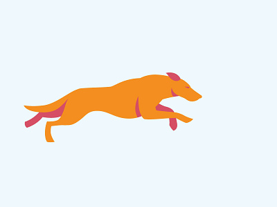 K9 canine color dog focus lab hound illustration k9 logo pooch run
