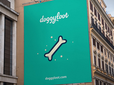 banner banner billboard bone brand dog focus lab logo mark