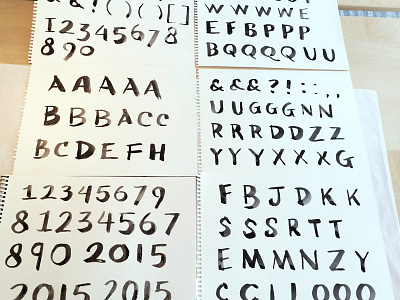 Alphabet alphabet branding focus lab india ink lettering letters typography