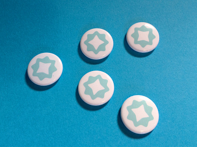 Pins blue brand branding button circle cyan filter logo mark photo pins water