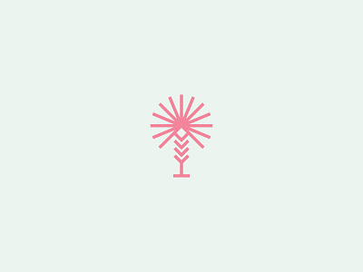 ML brand color fashion frond green identity logo mark palm palm tree pink