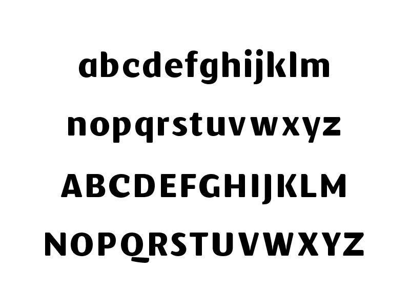 Durango custom font letters round sans soft spec test type type design typography wip