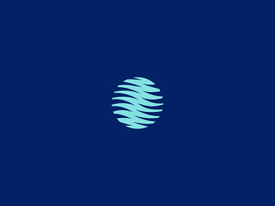 Globe blue circle globe identity logo mark motion orange travel waves world