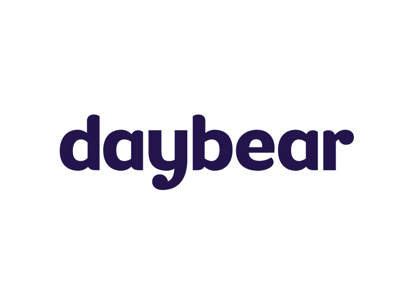 Daybear Logotype Process brand custom daybear gif identity logo logotype process typography wordmark