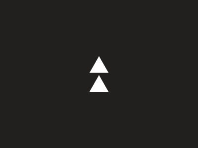 Relaunch brand identity logo mark refresh triangles twin forrest update web